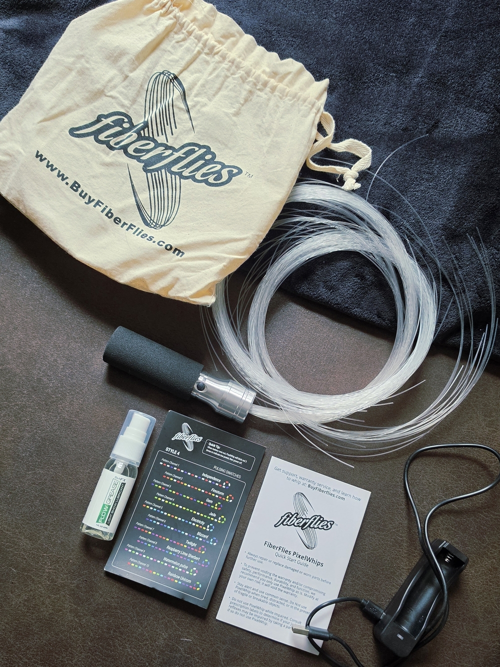 Fiberflies PixelWhips Light-Up Fiber Optic Whip